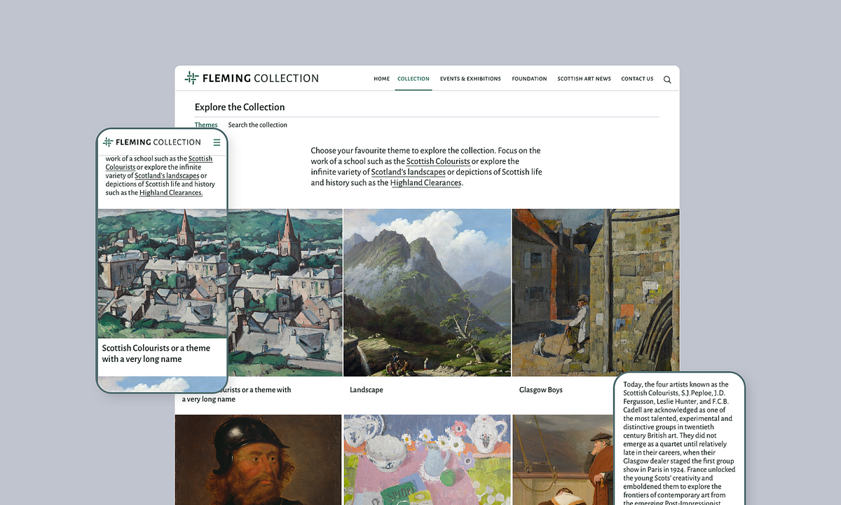 Image showcasing the Explore page on both desktop and mobile.