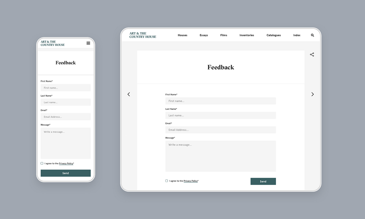 Feedback forms